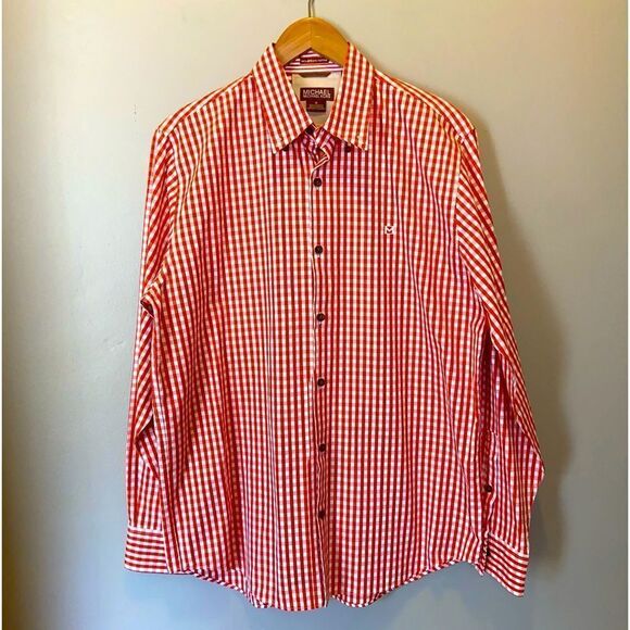 Michael Michael Kors  vintage Michael Kors button down long sleeves shirt M - Picture 1 of 10